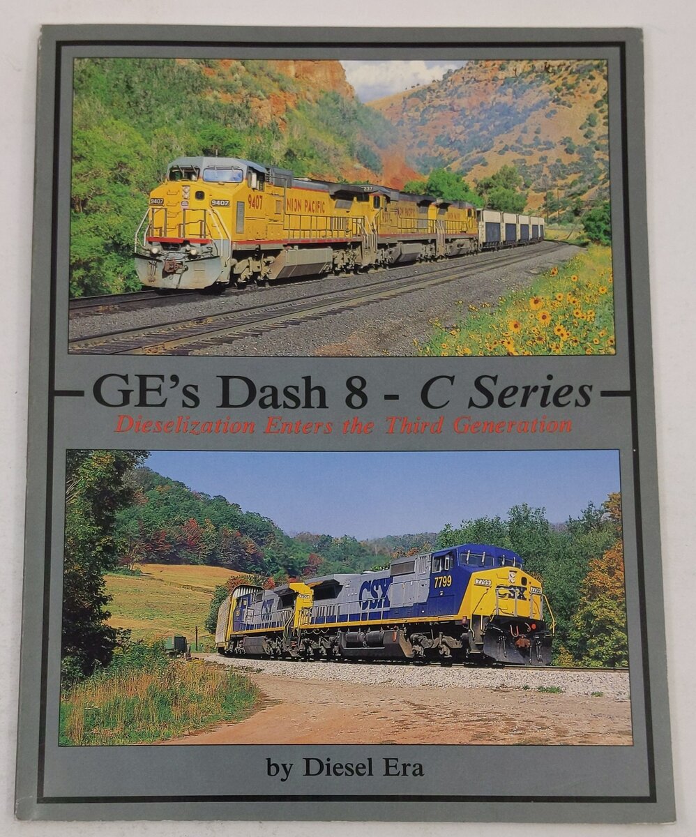 GE's Dash 8 - C Series Paperback Book By Diesel Era VG