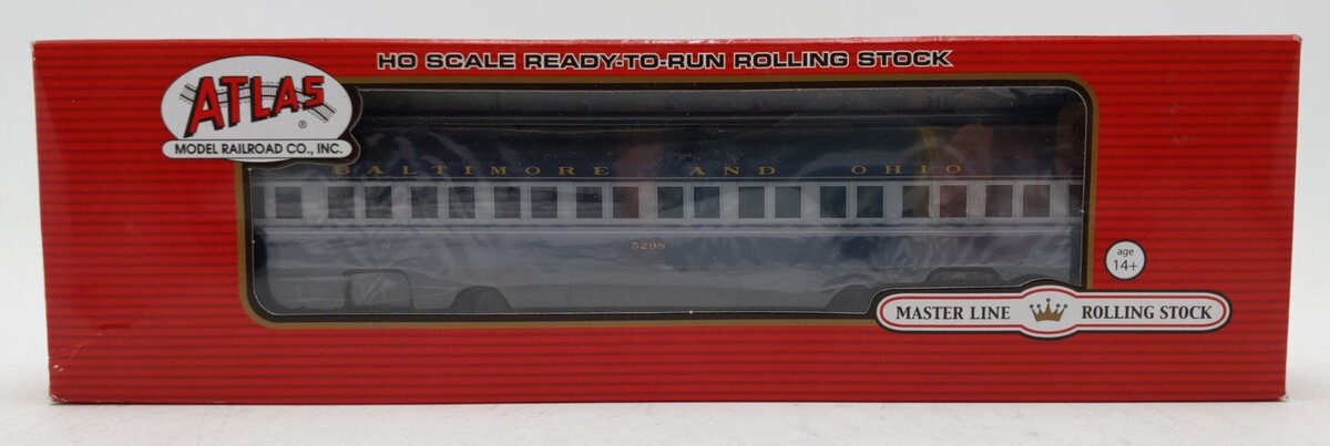 Atlas 20003057 HO Baltimore & Ohio Paired Window Heavyweight Coach #5298