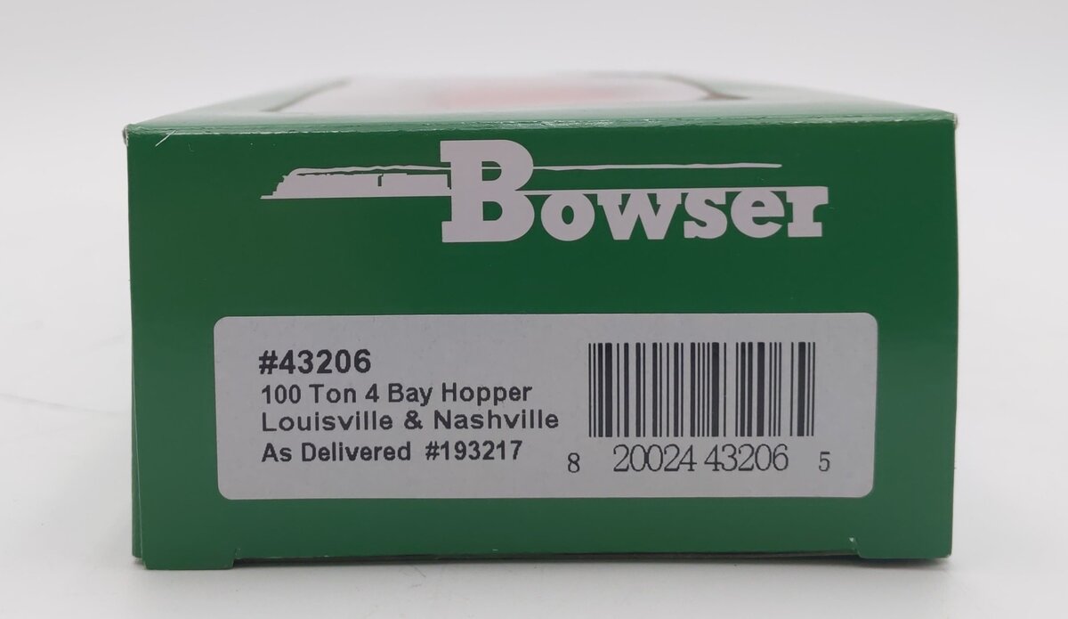Bowser 43206 HO Louisville & Nashville H-43 100 Ton Hopper Car #193217