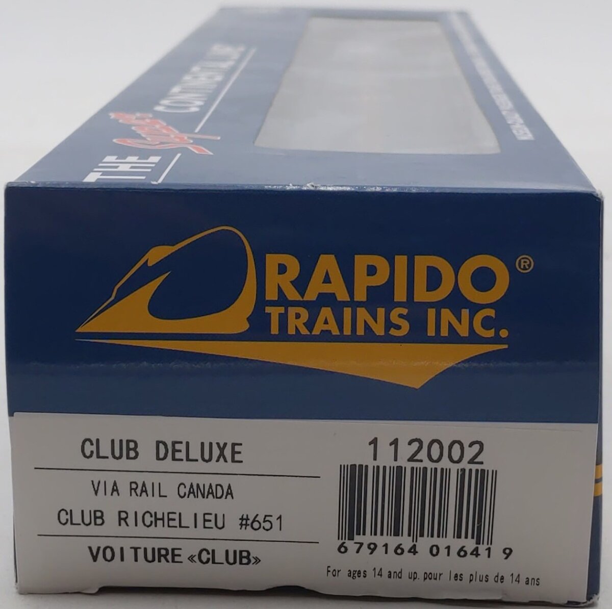 Rapido Trains 112002 HO VIA Rail Canada Club Galley, Lighted, Assembled
