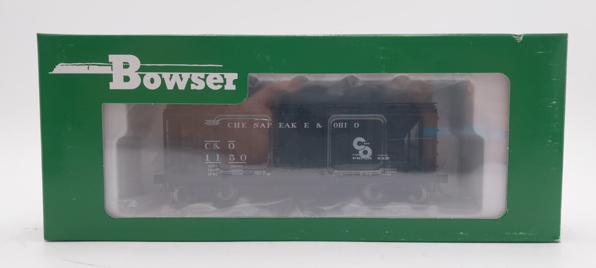 Bowser 42749 HO Scale Chesapeake & Ohio 70 Ton Covered Hopper #1150