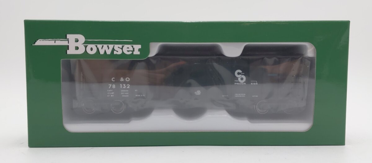 Bowser 42873 HO Chesapeake & Ohio 100-Ton Hopper RTR #78132