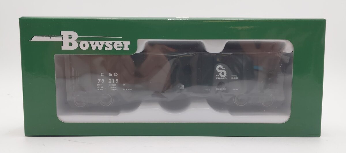 Bowser 42874 HO Chesapeake & Ohio 100-Ton Hopper RTR #78215