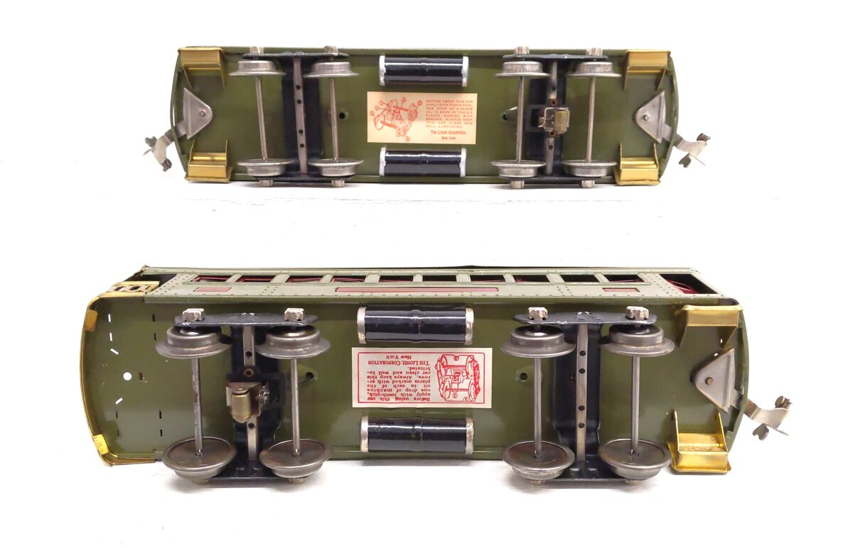 Lionel Vintage Standard Gauge Prewar Restored Passenger Cars: 337 & 338 [2]