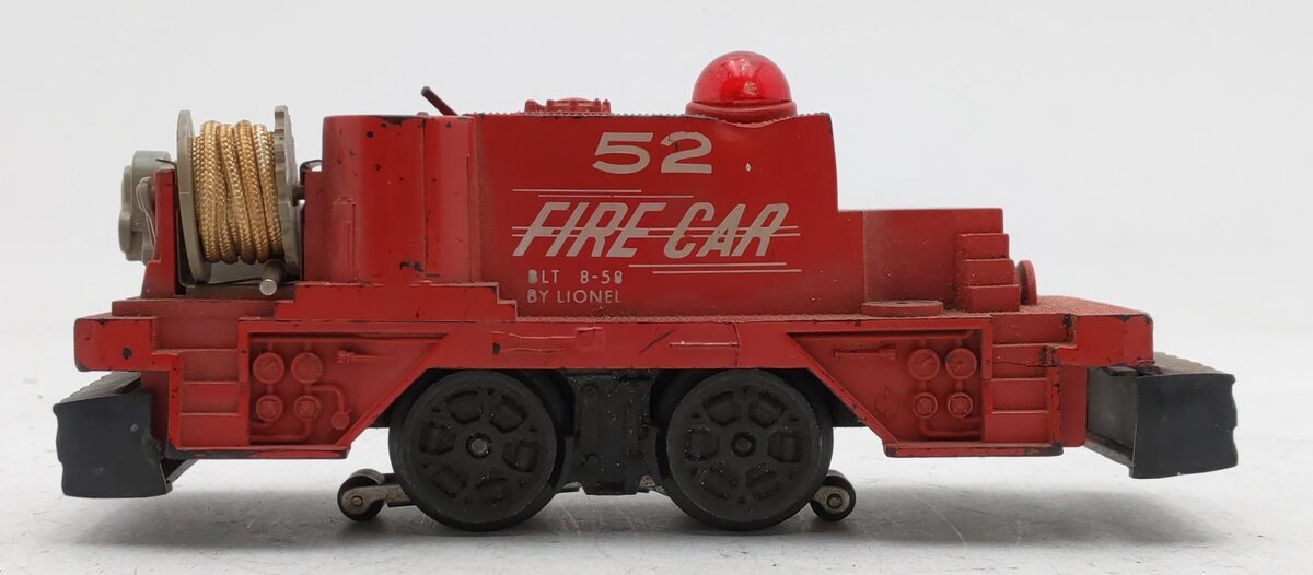 Lionel 52 Vintage O Motorized Fire Car