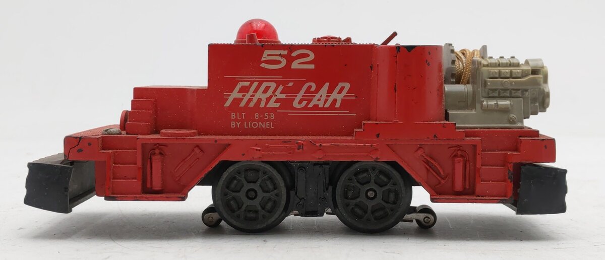 Lionel 52 Vintage O Motorized Fire Car