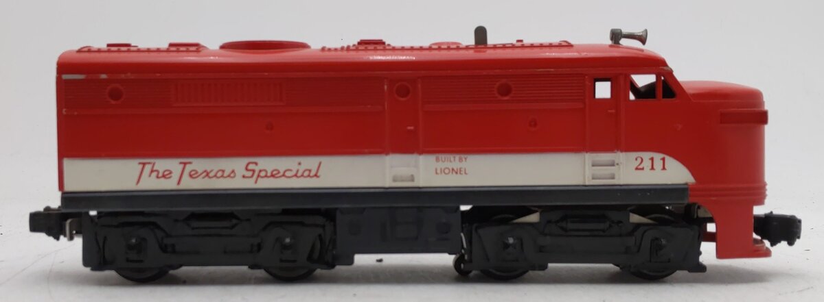 Lionel 211 Vintage O Gauge Texas Special Powered Diesel Locomotive VG/Box