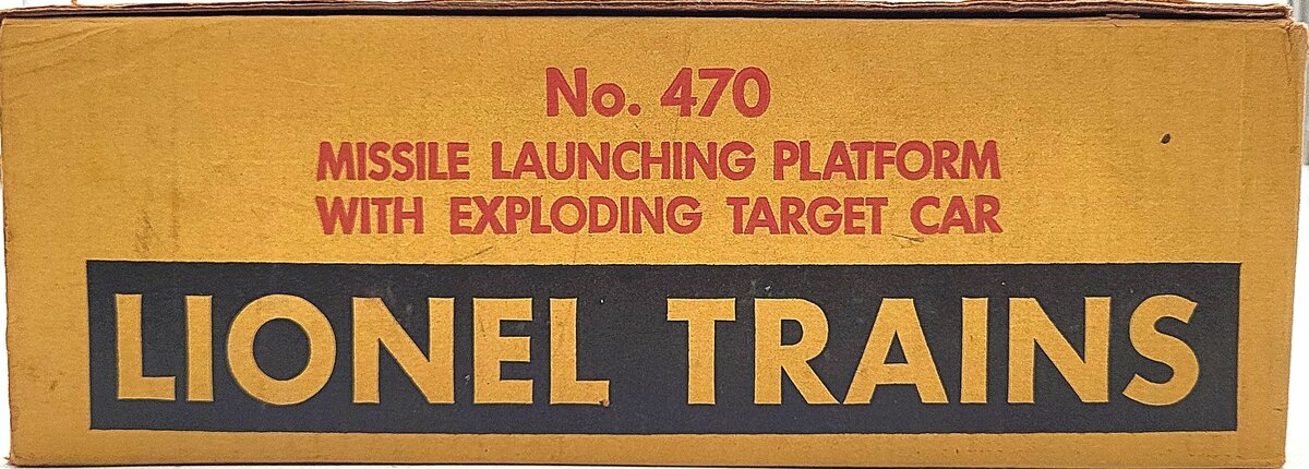 Lionel 470 Vintage O Operating Missile Launching Platform W /Car EX/Box