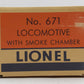 Lionel 671 Vintage O 6-8-6 Die-Cast Steam Turbine Locomotive -Repainted