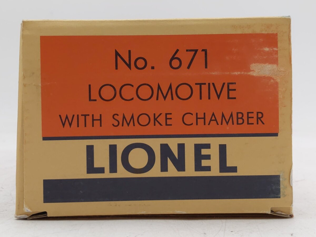 Lionel 671 Vintage O 6-8-6 Die-Cast Steam Turbine Locomotive -Repainted