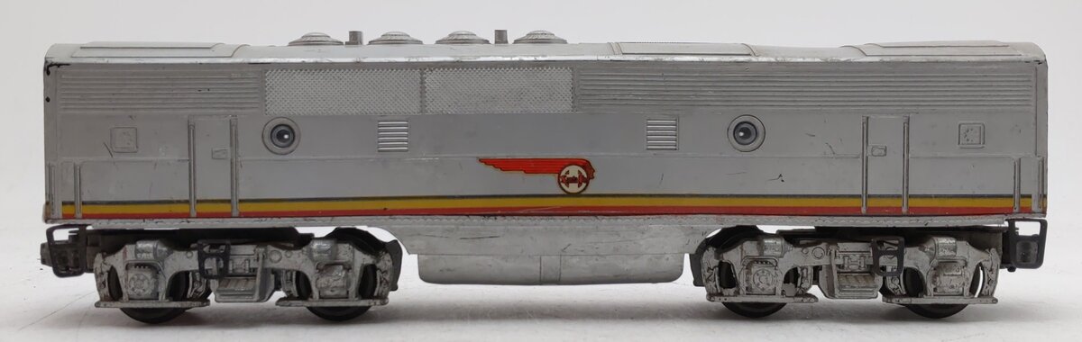 Lionel 2343C Vintage O Santa Fe F-3 Screen Top Non-Pwd. B-Unit Diesel Locomotive VG