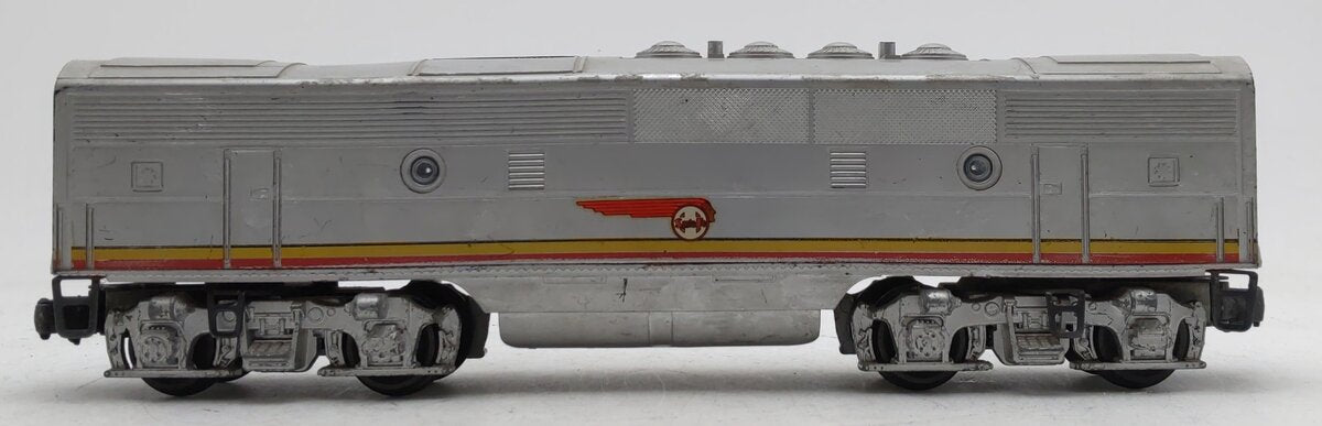 Lionel 2343C Vintage O Santa Fe F-3 Screen Top Non-Pwd. B-Unit Diesel Locomotive VG