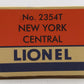 Lionel 2344C Vintage O New York Central F-3 B Unit Non-Powered Diesel Locomotive VG