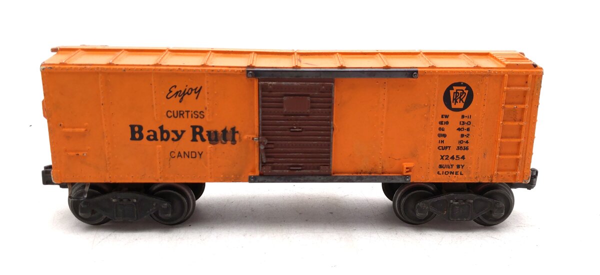 Lionel X2454 Vintage O Baby Ruth Railroad Boxcar VG