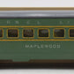Lionel 2400 Vintage O Lionel Lines Green/Gray Maplewood Lighted Pullman Car VG/Box
