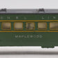 Lionel 2400 Vintage O Lionel Lines Green/Gray Maplewood Lighted Pullman Car VG/Box