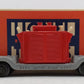 Lionel 2461 Vintage O Postwar Diecast Flatcar w/ Red Transformer VG/Box