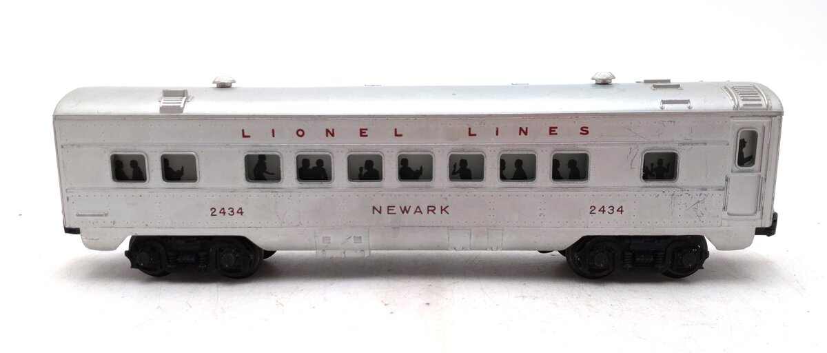 Lionel 2434 Vintage O Lionel Lines Illuminated Newark Passenger Car VG
