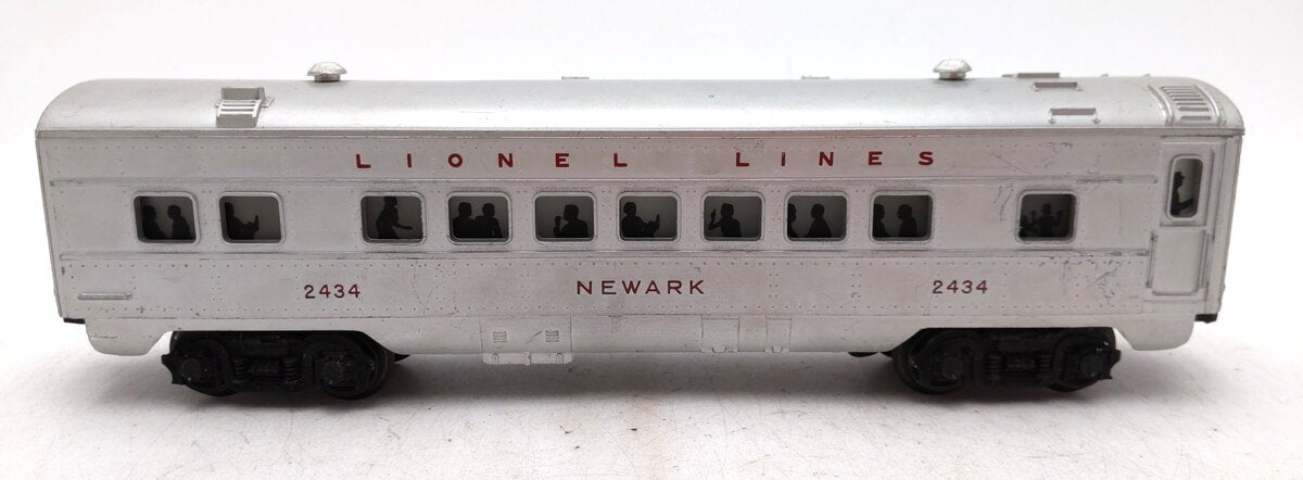 Lionel 2434 Vintage O Lionel Lines Illuminated Newark Passenger Car VG