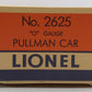 Lionel 2625 Vintage O Lionel Lines Madison Heavyweight "Irvington" Passenger Car/Box