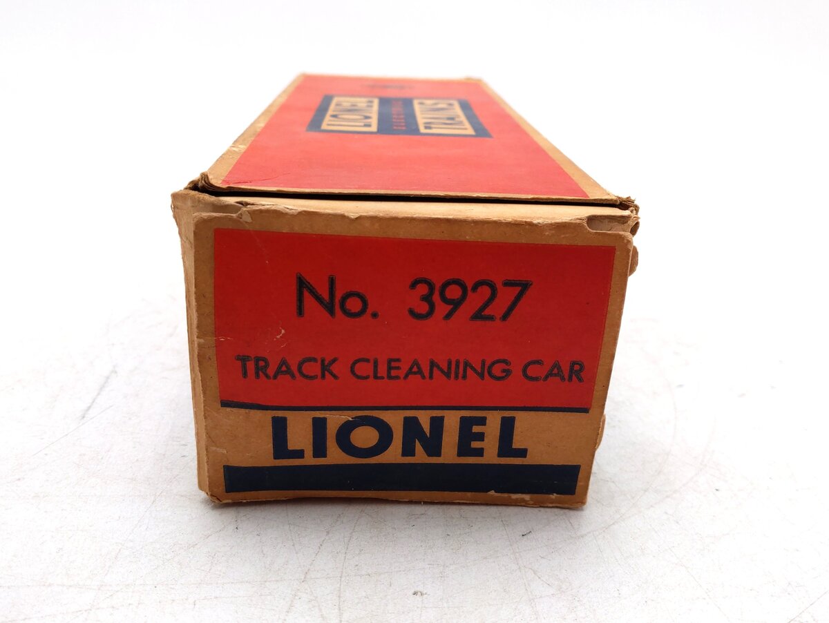 Lionel 3927 O Vintage Postwar Motorized Track Cleaner Car #3927 VG/Box