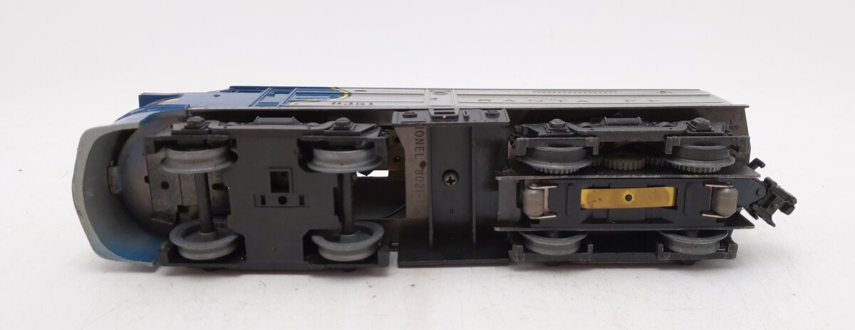 Lionel 6-8351 Santa Fe Blue & Silver Powered Alco A Unit VG