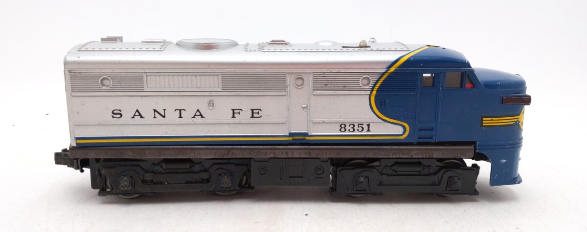 Lionel 6-8351 Santa Fe Blue & Silver Powered Alco A Unit VG
