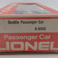 Lionel 6-9505 O Gauge Milwaukee Road "City of Seattle" Passenger Car EX/Box