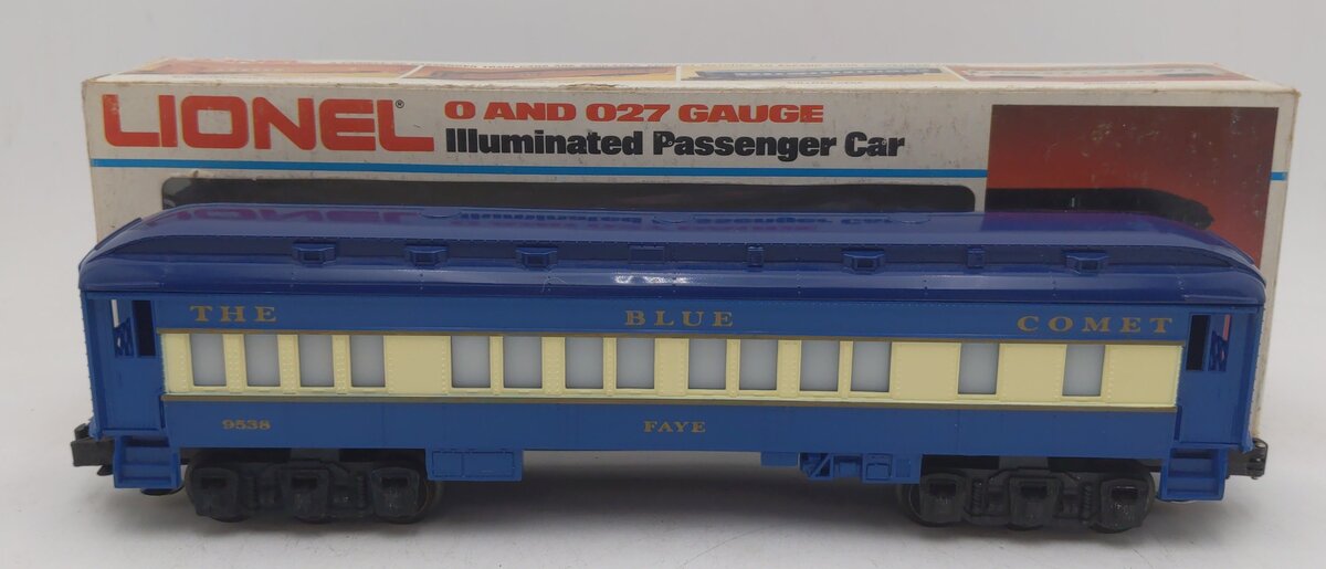 Lionel 6-9538 O Gauge Blue Comet "Faye" Pullman Passenger Car #9538 EX/Box