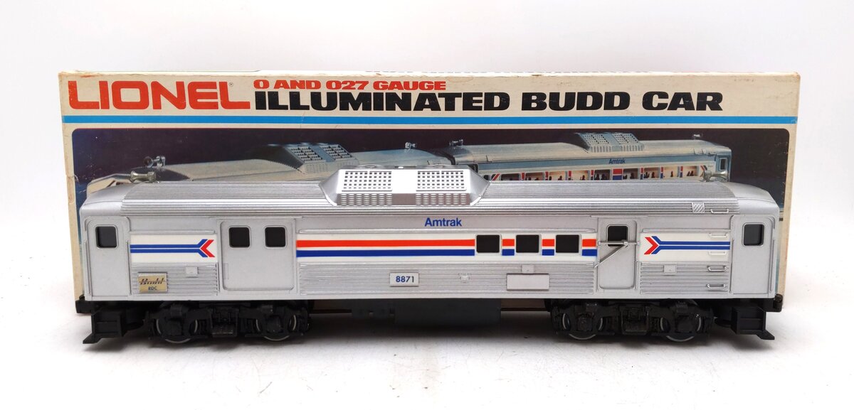 Lionel 6-8871 O Gauge Amtrak Dummy RDC-4 Baggage/Mail Car #8871 EX/Box