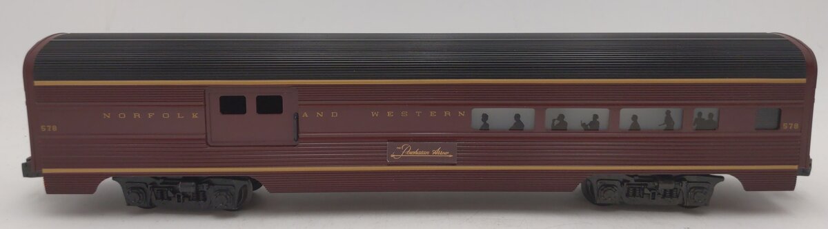 Lionel 6-9563 O Gauge Norfolk & Western Aluminum Combo Car #578 EX/Box