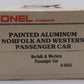 Lionel 6-9564 O Gauge Norfolk & Western Aluminum Passenger Car #579 EX/Box