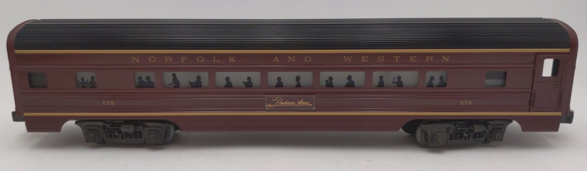 Lionel 6-9564 O Gauge Norfolk & Western Aluminum Passenger Car #579 EX/Box