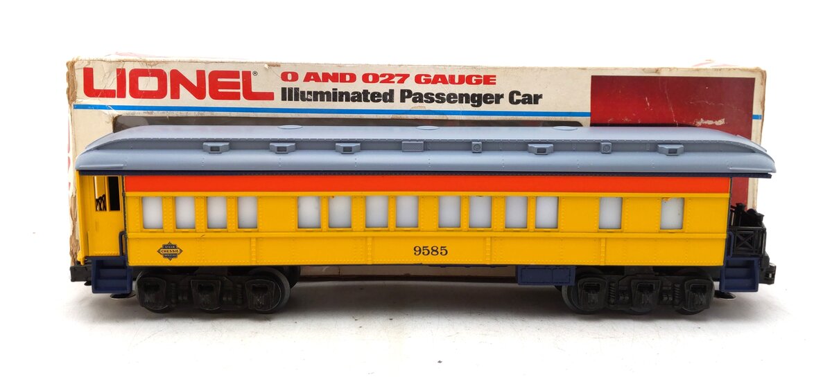 Lionel 6-9585 O Gauge Chessie Steam Special Observation Car #9585 LN/Box