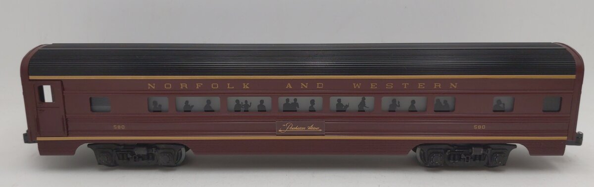 Lionel 6-9565 O Gauge Norfolk & Western Aluminum Passenger Car #580 EX/Box