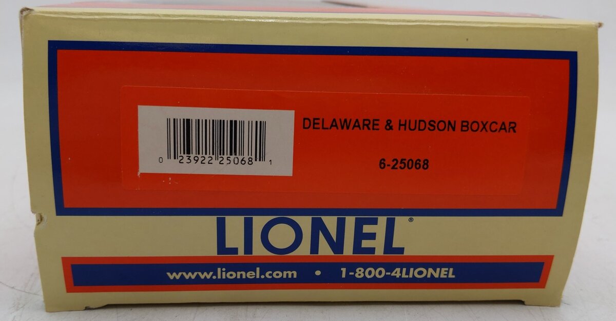 Lionel 6-25068 O Gauge Delaware & Hudson Boxcar LN/Box