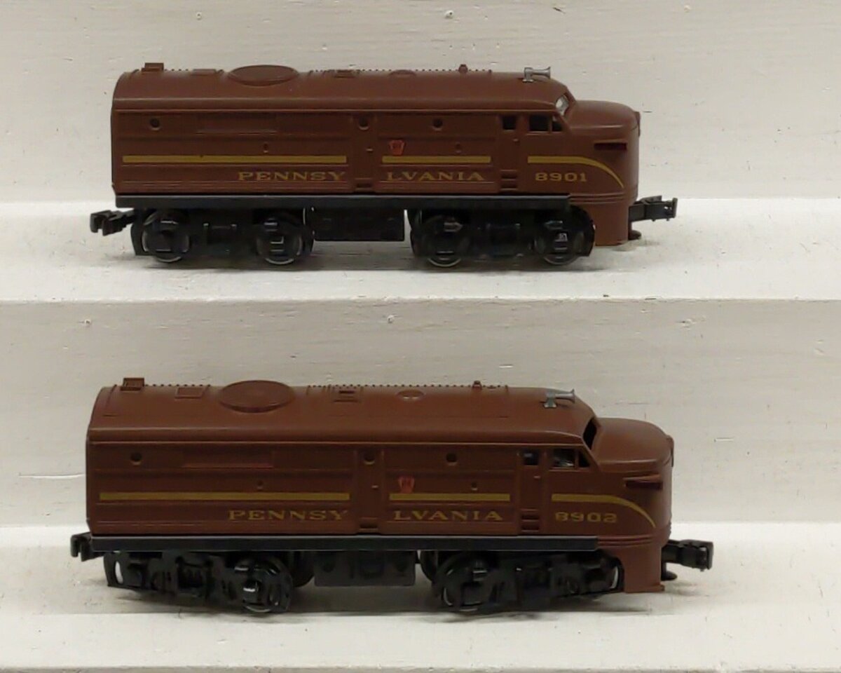 Lionel 6-18901 O Gauge Pennsylvania AA Alco Diesel Locomotive #8901/8902 Set VG/Box