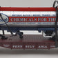 Lionel 6-52083 O Gauge Pennsylvania Flatcar w/ Eastwood Chemicals Tanker EX/Box