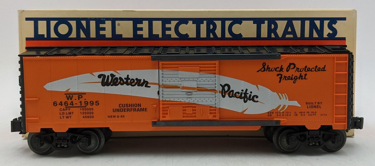 Lionel 6-52057 O Gauge TTOS-1995 Western Pacific Convention 6464 Boxcar VG/Box