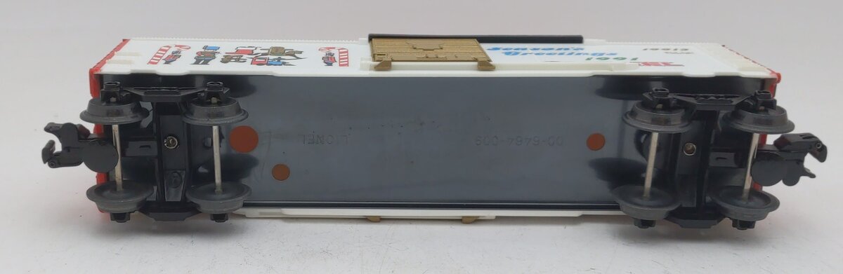 Lionel 6-19913 O Gauge Christmas 1991 Boxcar EX/Box