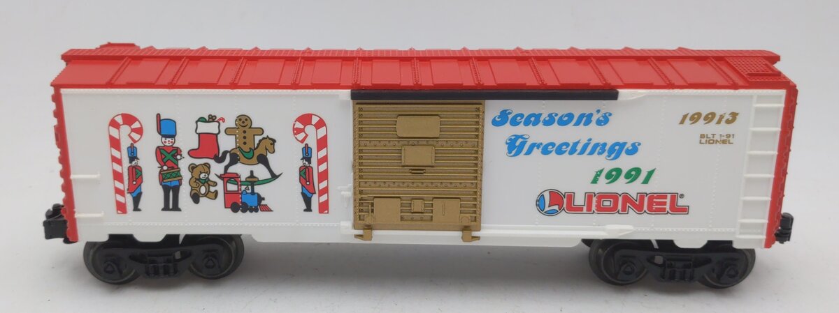 Lionel 6-19913 O Gauge Christmas 1991 Boxcar EX/Box