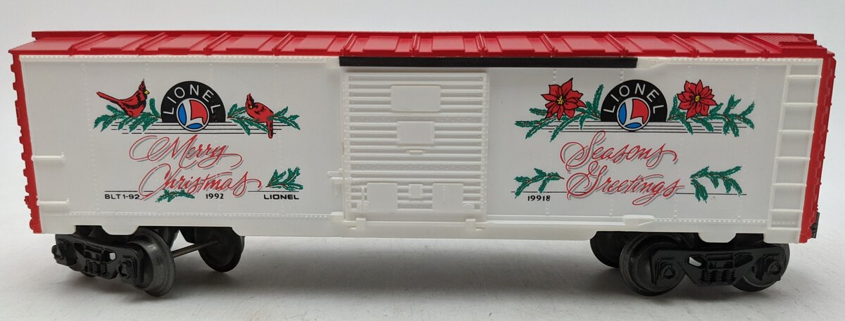 Lionel 6-19918 O Gauge 1992 Christmas Boxcar VG/Box