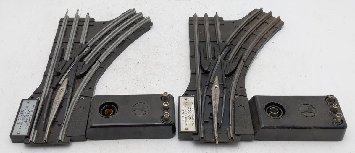 Lionel O22 Vintage O Switch Right Hand Remote Control Switch (2) VG