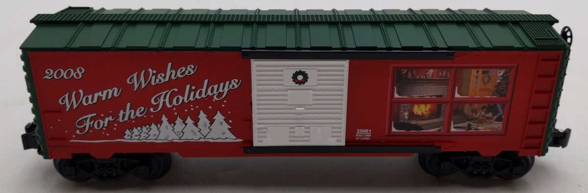 Lionel 6-25061 O Gauge 2008 Christmas Boxcar #2008 LN/Box