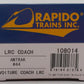 Rapido Trains 108014 HO Amtrak Super Continental Line(TM) LRC Coach Car #44