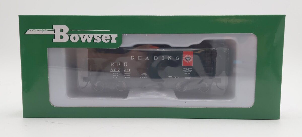 Bowser 43090 HO Reading Anthracite Class Hto 55 Ton Fishbelly Hopper Car #80750