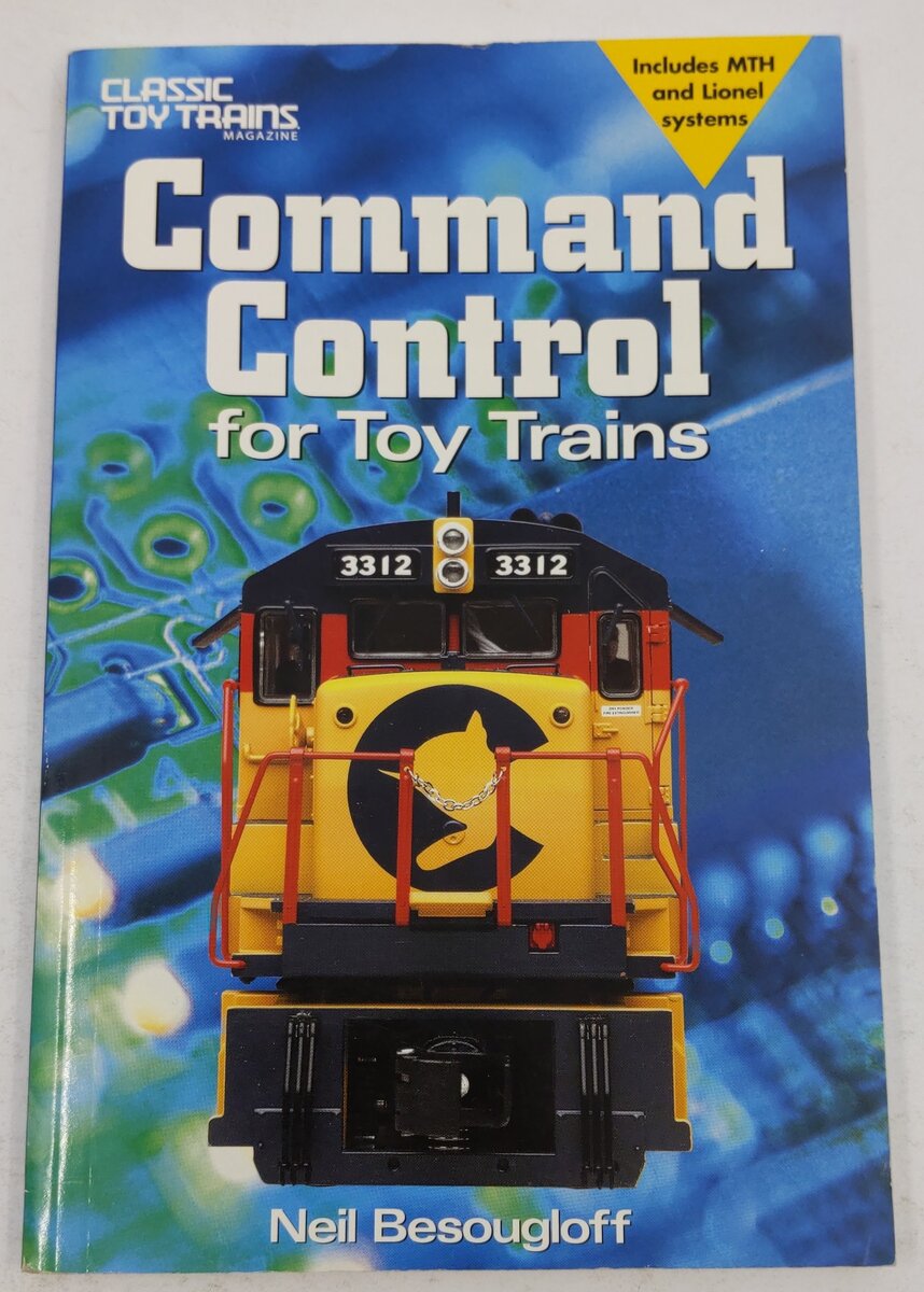 Command Control for Toy Trains Paperback Book By Neil Besougloff VG