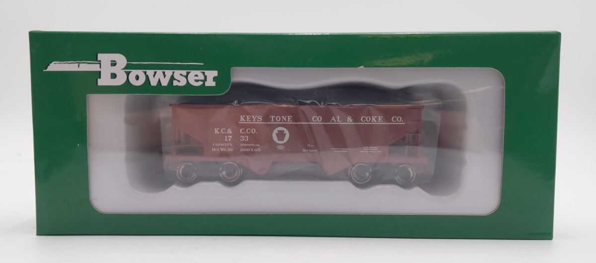 Bowser 42628 HO Scale Keystone Coal & Coke Co. 2-Bay Hopper #1733