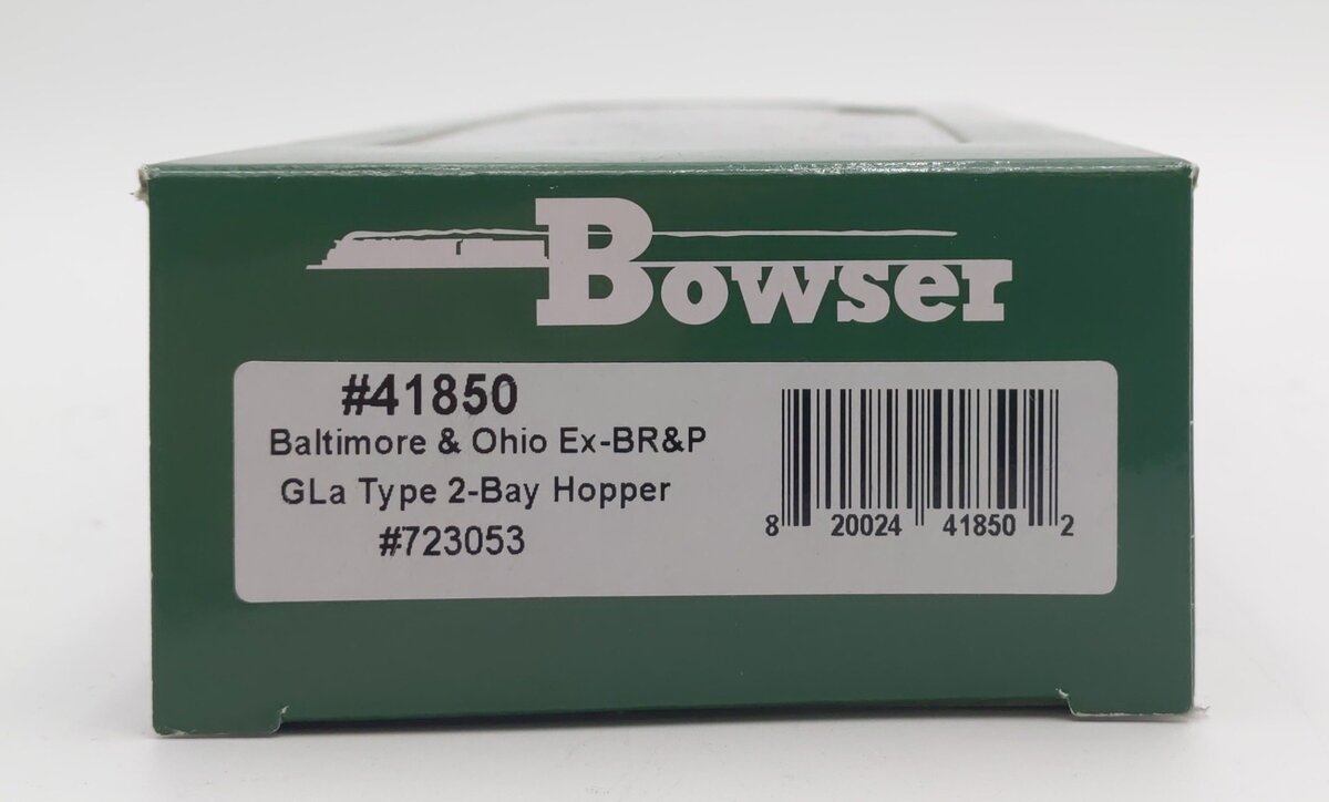 Bowser 41850 HO Baltimore & Ohio GLa 2 Bay Hopper Car #723053