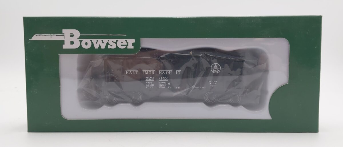 Bowser 41850 HO Baltimore & Ohio GLa 2 Bay Hopper Car #723053